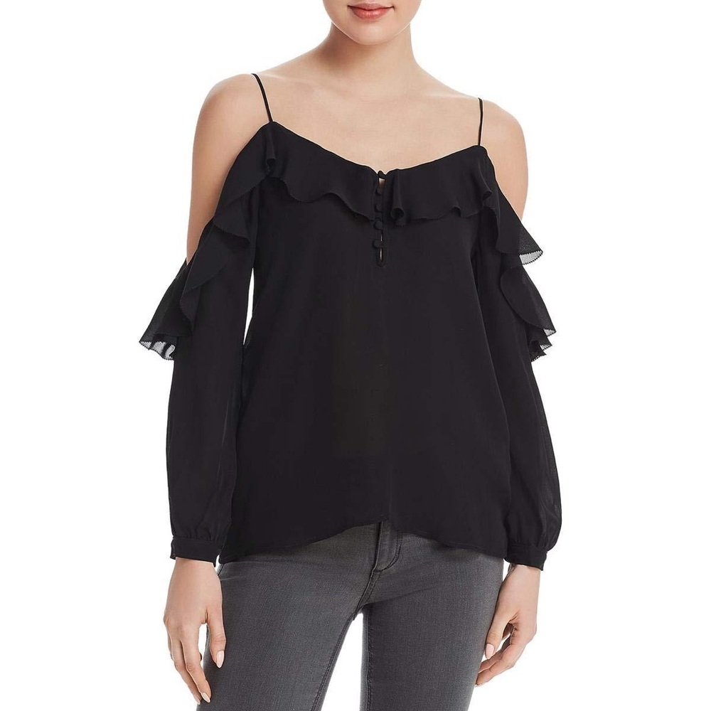 Paige Arabeth Blouse in Black